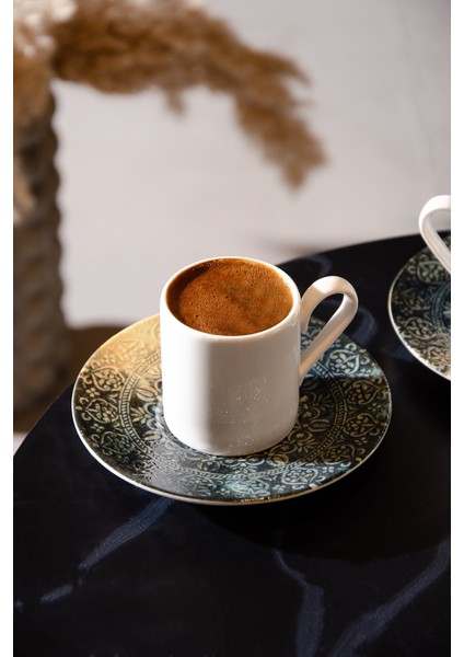 Velmora 12 Parça 6 Kişilik Kahve Fincan Takımı 90 ml