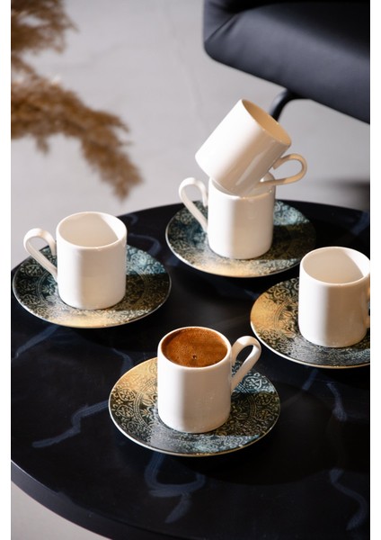 Velmora 12 Parça 6 Kişilik Kahve Fincan Takımı 90 ml fiyatları