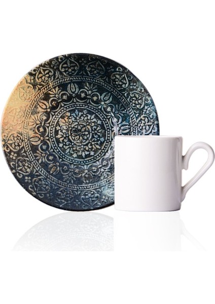 Velmora 12 Parça 6 Kişilik Kahve Fincan Takımı 90 ml fırsatları