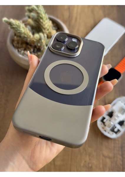 iPhone 14 Pro Max Magsafe Uyumlu Mika Sararmaz Kılıf SOOCASE720 fırsatları