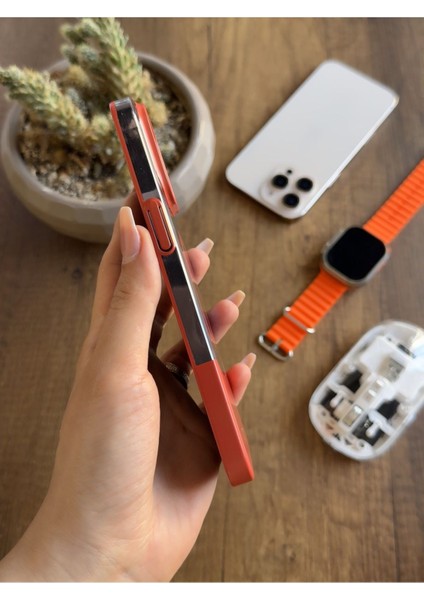 iPhone 14 Pro Max Magsafe Uyumlu Mika Sararmaz Kılıf SOOCASE720 fiyatları