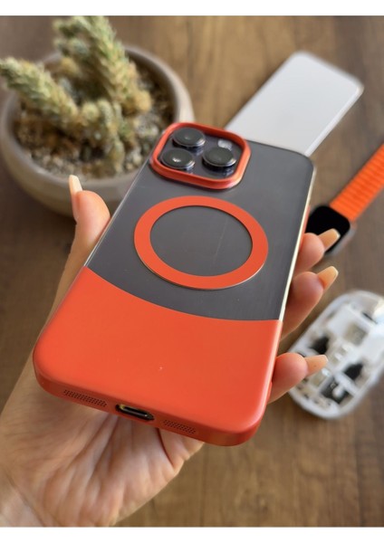 iPhone 14 Pro Max Magsafe Uyumlu Mika Sararmaz Kılıf SOOCASE720 fırsatları
