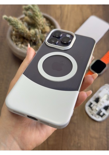 iPhone 14 Pro Max Magsafe Uyumlu Mika Sararmaz Kılıf SOOCASE720 fırsatları