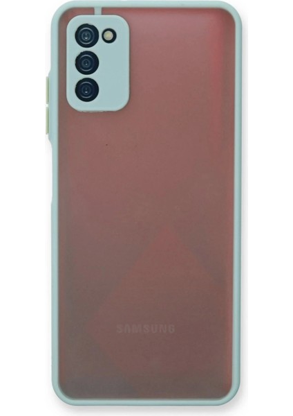 Samsung Galaxy A03S Kılıf Montreal Silikon Kapak - Turkuaz
