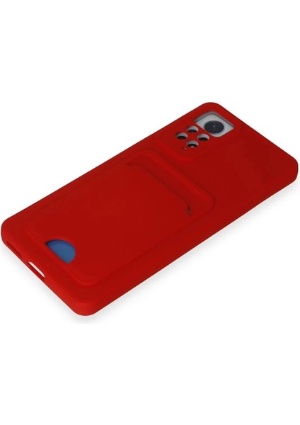 Xiaomi Redmi Note 11 Pro Kılıf Kelvin Kartvizitli Silikon - Kırmızı modelleri
