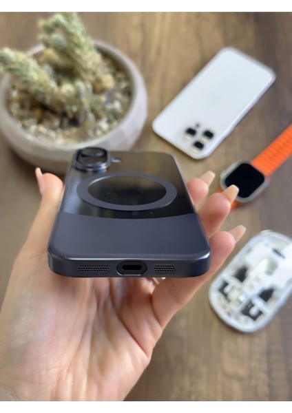 iPhone 16 Magsafe Uyumlu Mika Sararmaz Kılıf SOOCASE720 modelleri