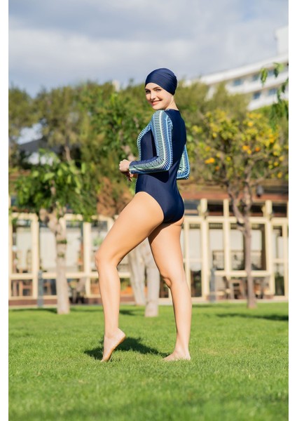 25212-1 3'lü Takım Yüzücü Model Lycra Kumaş Tesettür Mayo fırsatları