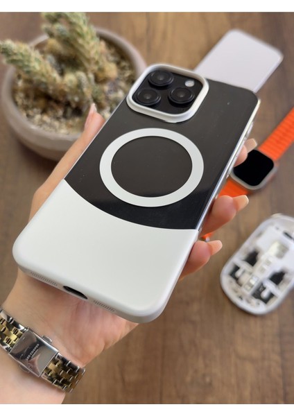 iPhone 15 Pro Max Magsafe Uyumlu Mika Sararmaz Kılıf SOOCASE720 fırsatları