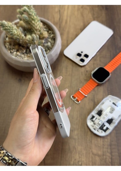 iPhone 16 Pro Magsafe Uyumlu Mika Sararmaz Kılıf SOOCASE720 fiyatları