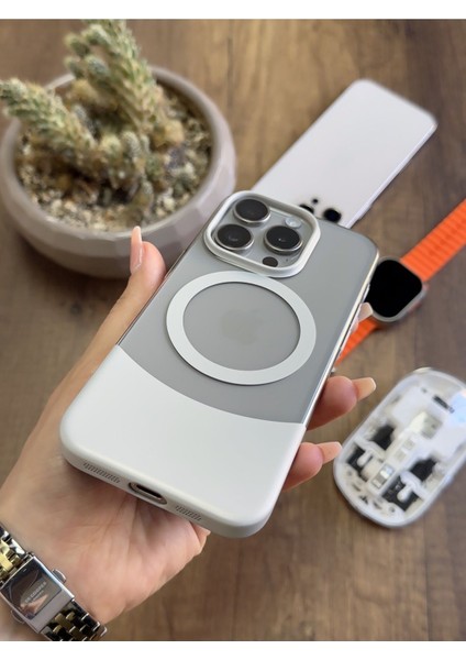 iPhone 16 Pro Magsafe Uyumlu Mika Sararmaz Kılıf SOOCASE720 fırsatları