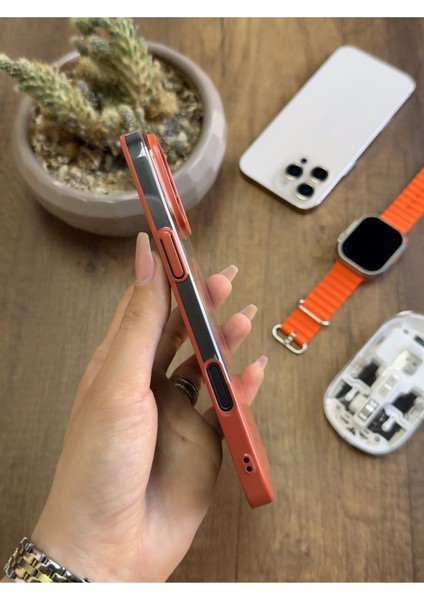 iPhone 16 Pro Max Magsafe Uyumlu Mika Sararmaz Kılıf SOOCASE720 fiyatları