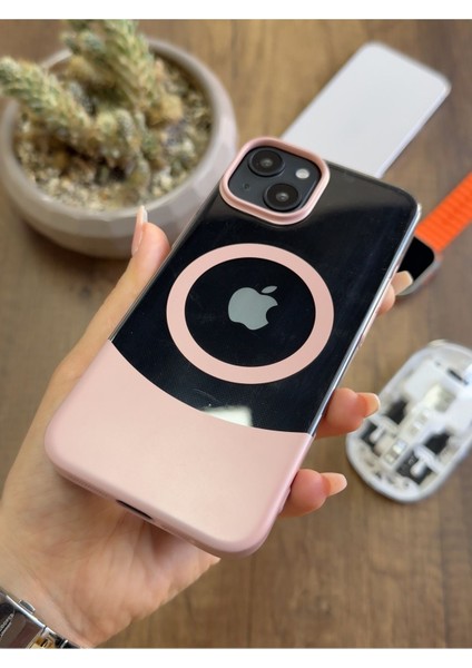 iPhone 15 Magsafe Uyumlu Mika Sararmaz Kılıf SOOCASE720 fırsatları