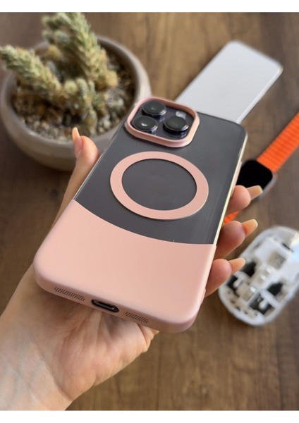 iPhone 14 Pro Max Magsafe Uyumlu Mika Sararmaz Kılıf SOOCASE720 fırsatları