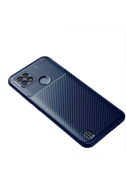 Realme C25 Kılıf Auto Focus Karbon Kapak - Lacivert Arbkd fiyatları