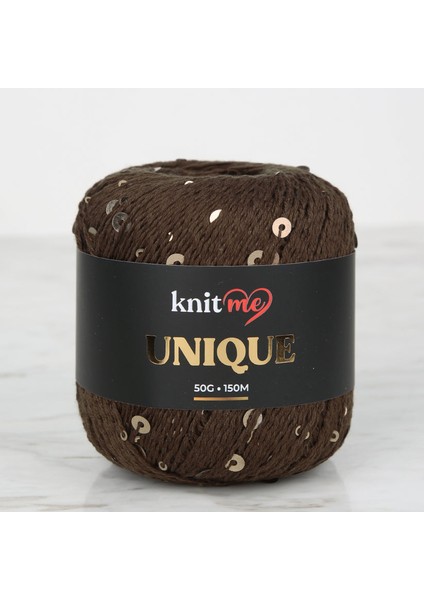Unıque Kahverengi El Örgü Ipi