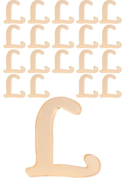 20 Adet Renkli Pleksi Harf 4cm, Şık ve Parlak Dekoratif Harf Seti