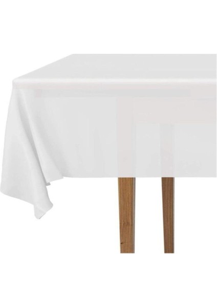 Beyaz Tek Kullanımlık Masa Örtüsü, 137 cm * 183 Cm, Şık ve Pratik Kullanım Sağlar. fiyatları