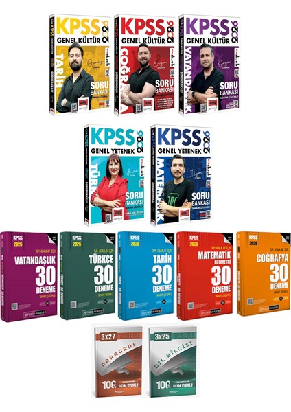 Yargı + Pegem 2026 Kpss Lisans Gygk Soru + 150 Li Deneme + Anla Kazan Deneme 12 Li Set