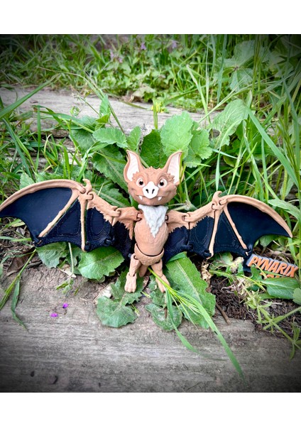 Yarasa Figür Oyuncak "gecenin Kanatlı Koruyucusu: Yarasa"🦇🌙 3D Hareketli Organik Vip Model - Büyük Boy fiyatları