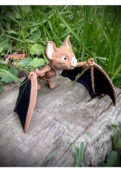 Yarasa Figür Oyuncak "gecenin Kanatlı Koruyucusu: Yarasa"🦇🌙 3D Hareketli Organik Vip Model - Büyük Boy fırsatları