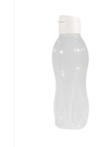 1 Litre Beyaz Taşımaya Uygun Plastik Suluk