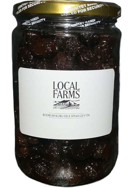 Bodrum Kuru Sele Siyah Zeytin 400 G