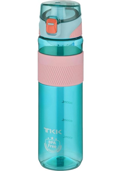 Turkuaz 700ML Taşıma Matara, Süzgeçli ve Kilitli Kapakli, Askılı, Su Kabı