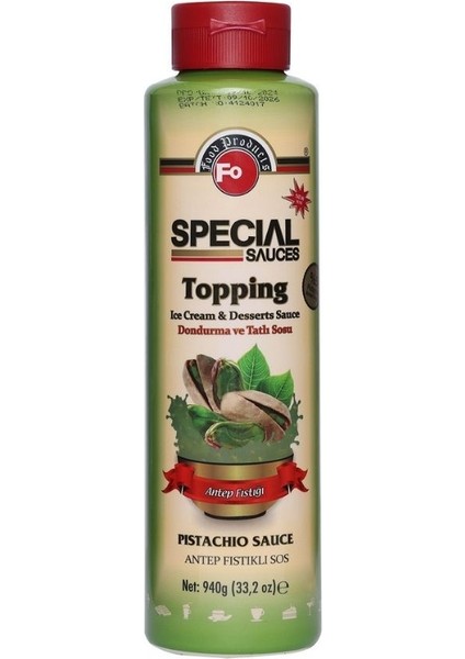 Antep Fıstıklı Special Sos 940 gr