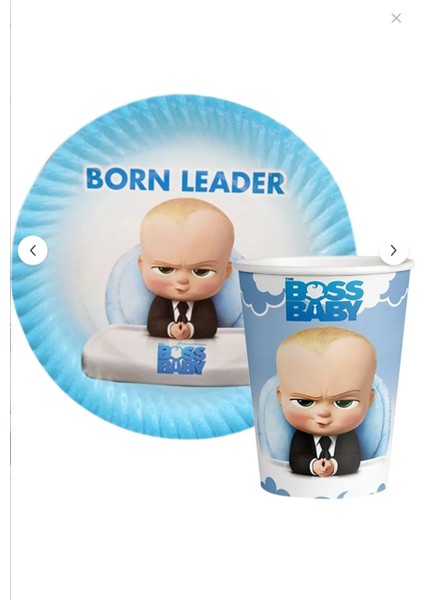 Party 8'li Karakterli Karton Tabak & Bardak Seti – Doğum Günü Parti Seti Kullan At Ürün