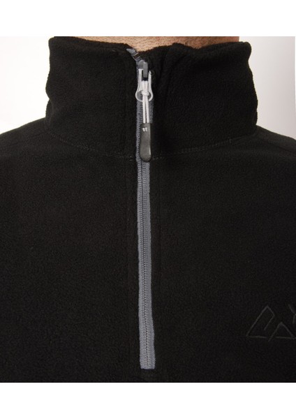 POLAR SWEATSHIRT -SİYAH fırsatları