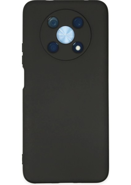 Huawei Nova Y90 Kılıf Nano Içi Kadife Silikon - Siyah Arbkd