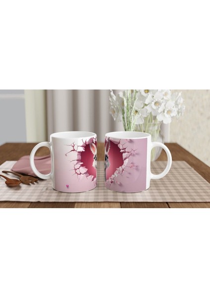 Kalpli Taçlı Neşeli Lama Temalı Baskılı Kupa Bardak indirimleri