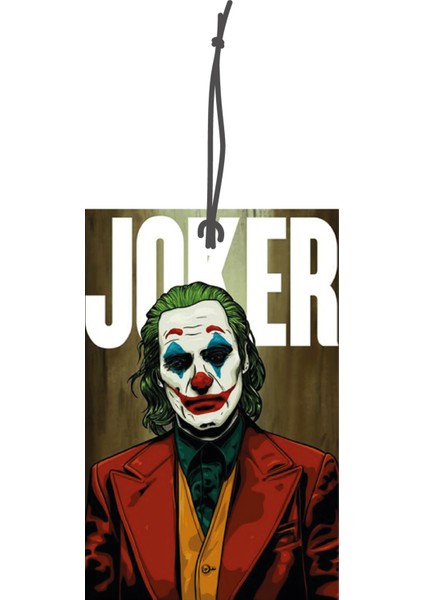 Bymeyla joker Görselli Çift Yönlü Dekoratif Oto Kokusu ve Oto Aksesuarı