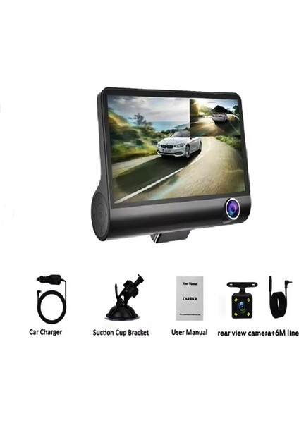Araç Içi Kamera 4 Inç Ekran 3 Kameralı Geri Görüş ve Gece Görüş DESTEKLI-K819 fiyatları