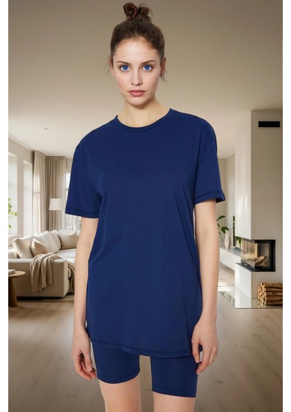 Galaksi Desenli Örme Pijama Takımı %100 Pamuk Konforu Konforlu Kesim Rahat Kullanım Modern Stil modelleri