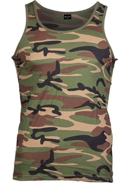 Yds Mıl-Tec Woodland Tank Top -Kamuflajlı
