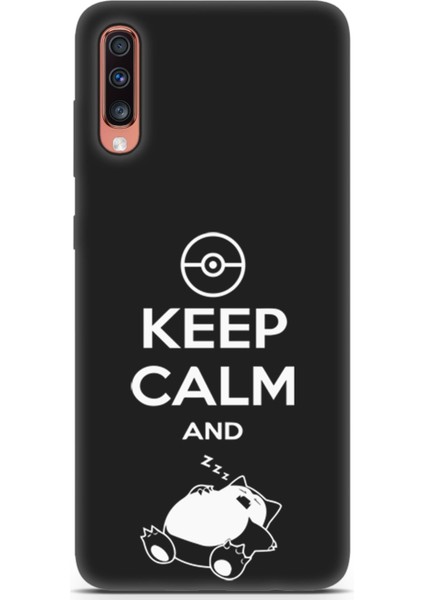Samsung Galaxy A70 Uyumlu Minima 7 Koruyucu Kılıf Pokemon Sakin Uyku