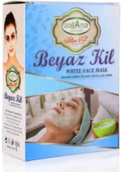 Beyaz Kil Maskesi 200 gr