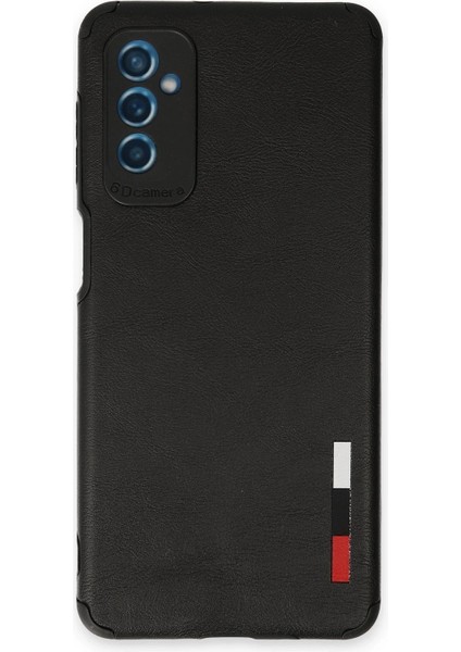 Samsung Galaxy M52 5g Kılıf Loop Deri Silikon - Siyah