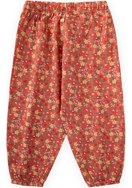 Desenli Bilek Boy Şalvar 3-9 Yaş Yavruağzı fiyatları