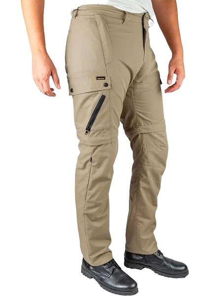 Rıder Denım Alıze Bej Erkek Motosiklet Pantolon