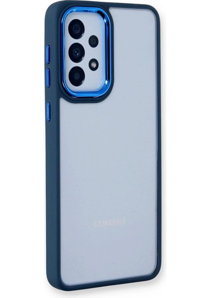 Samsung Galaxy A73 5g Kılıf Dora Kapak - Mavi