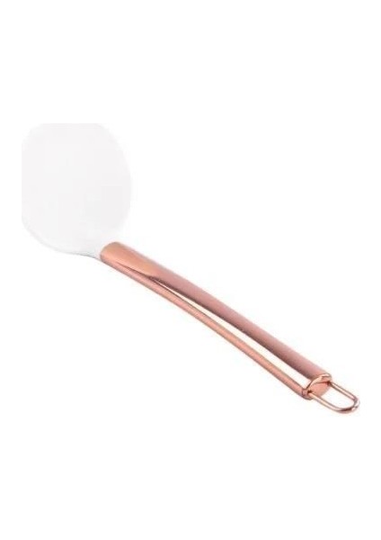 Arow Silikon Beyaz-Bakır Kepçe 34CM