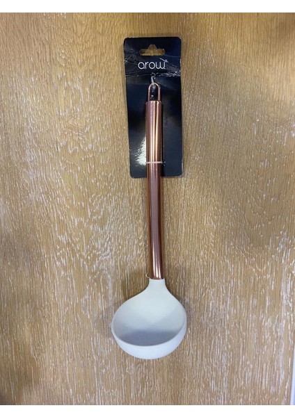 Arow Silikon Beyaz-Bakır Kepçe 34CM fiyatları