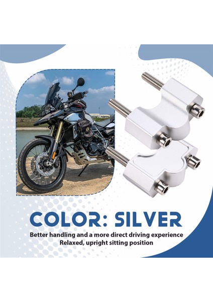 Motosiklet Aksesuarları Gidon Yükseltici Sürükleme Gidon Kelepçesi Uzatma Adaptörü Bmw F800GS F 800 Gs 2023-2025 (Yurt Dışından) indirimleri