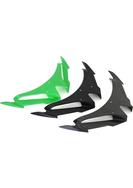 Motosiklet Ön Çamurluk Dekorasyonu Burun Gagası Kawasakı NINJA500 Nınja 500 2024-2025 Downforce Hava Deflektörü,c (Yurt Dışından) modelleri