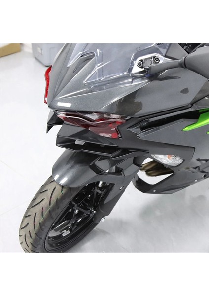 Motosiklet Ön Çamurluk Dekorasyonu Burun Gagası Kawasakı NINJA500 Nınja 500 2024-2025 Downforce Hava Deflektörü,c (Yurt Dışından) fırsatları
