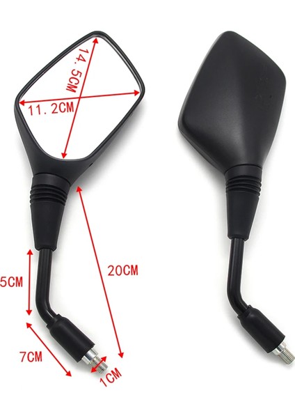 Suzuki SV650 DL650 SFV650 DL1000 SV400 V-Strom Gladius GSR400 GSR600 GSR750 SV1000 Için Motosiklet Dikiz Aynaları (Yurt Dışından) fırsatları