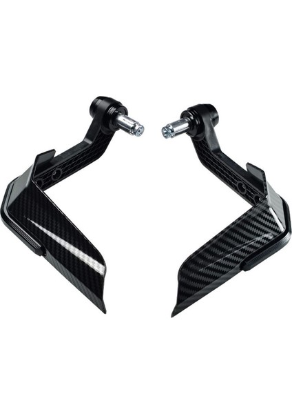 Motosiklet Tutacak El Koruyucuları Rüzgar Koruyucu Fırça Çubuğu Dekorasyonu Evrensel Tutacak Koruma Kılıfı Gidon El Koruyucu Siyah (Yurt Dışından)