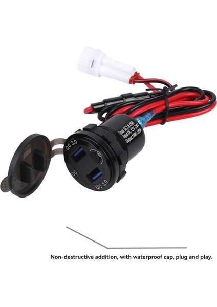 Motosiklet USB Güç Bağlantı Soketi 12V Yamaha Tenere 700 XTZ07 XTZ700 2019-2024 (Yurt Dışından) modelleri